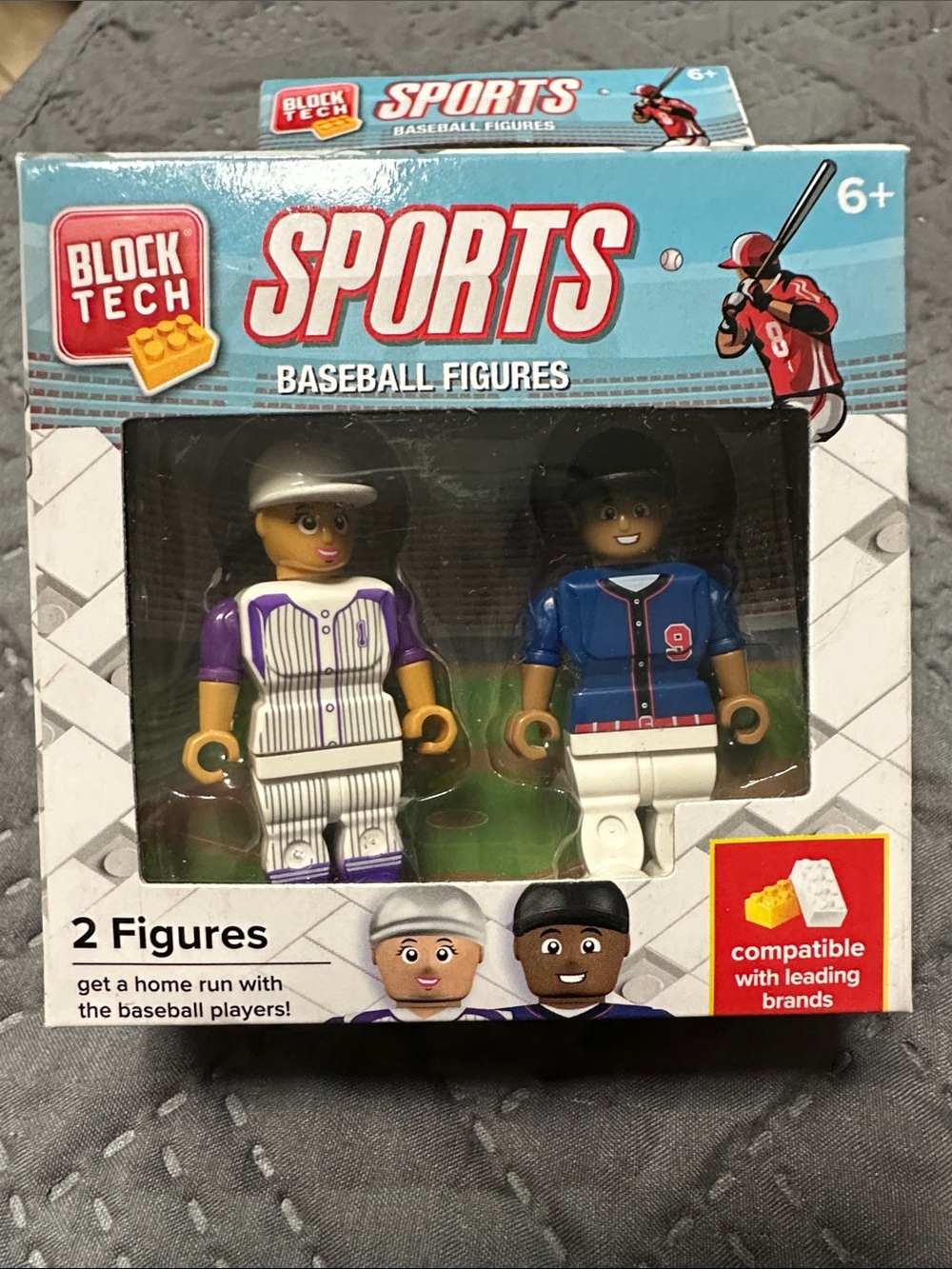 Sports Baseball Figures - 2 Boxes- Block Tech- Toys- Ages 6+